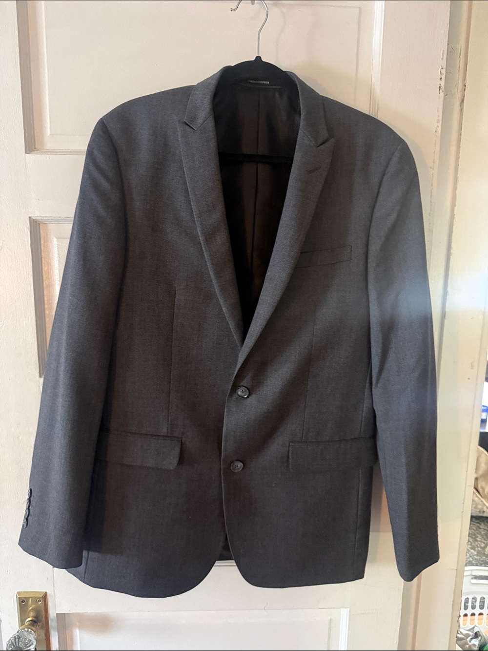 Bar III Men's Dark Gray Two-Button Sport Coat